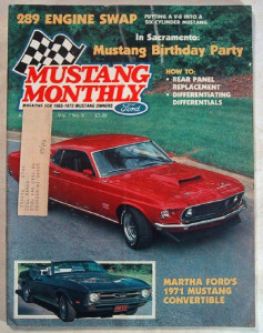MUSTANG MONTHLY 1984 AUG - MACH 2, 100212, GT500KR*